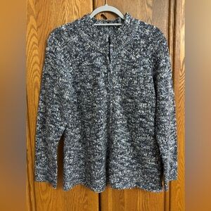 Cozy Blue Marled Women's Zip Cardigan